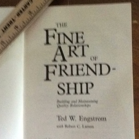 Used Book The Fine Art of Friendship. Engstrom. - Picture 2 of 4